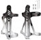Corki Cycles Fahrrad Flaschenhalter, rechts und Links Slide-Entry Fahrrad Trinkflaschenhalter für Rennrad, MTB, Gravel Bike und E-Bike, Aluminium, Schwarz&Bunt, 2Pack Set