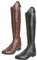 LAZURA Lazura - Damen Reitstiefel Bologna | Reitstiefel für Damen in Braun | Damen Stiefel aus Leder | Polo Reitstiefel mit Schnürung vorn & Reißverschluss hinten | Größe 37 weit
