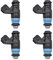 Pizgear 4-teiliges Einspritzventil, for Renault, Clio Megane Scenic Modus 1,4 l 16 V Benzindüse 8200139674 H132254 Einspritzventil für Kraftfahrzeuge