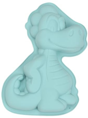 CPJJ Moule Gateau, Moule Gateau Enfant, Moule Gateau Silicone, Moule A Gateau Dinosaure Cuisine Patisserie Moule Cuisson, 1 pièce