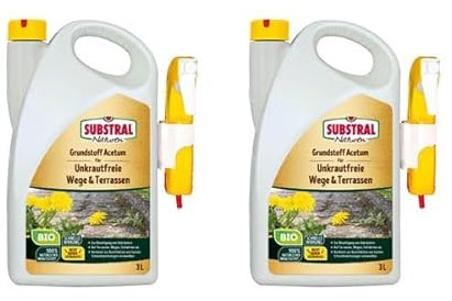 Substral Naturen® Grundstoff Acetum 6 l - Unverdünnt zur Beseitigung von Unkraut auf Wegen, Terrasse, Auffahrten o.ä. 100% natürlicher Inhaltsstoff