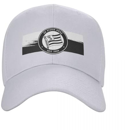 CIZIEOE Basecap SK Sturm Graz Die Schwoazn Baseball Cap Sonnenhut Flauschige Mütze Herren Baseball Damen