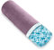 AS AWESLING Body Pillow for Adults, Full Body Pilllow for Sleeping, Long Round Cervical Pillow, Bolster Side Sleeper Pillow with Cover (lila-Memory Foam, 90 x 20 cm)
