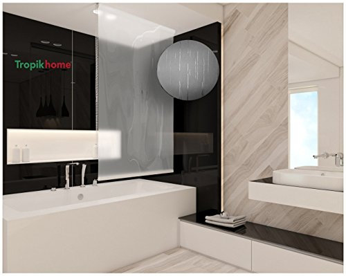 Tropik Home Bathroom Shower Curtain Roller Blind Extra Long, 4 Width Sizes, Simple (120 x 240CM)