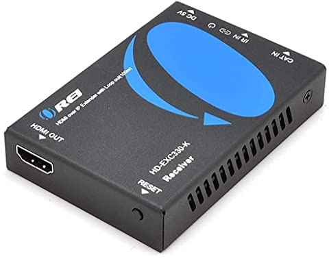 OREI HDMI Extender Over CAT5/CAT6 with IR Upto 330 Feet - Loop Out - 1080P Full HD Signal Distribution - Over IP - Receiver Only