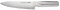 Global UKON Chef's Knife with 20cm Blade, CROMOVA 18 Stainless Steel, Silver and Black