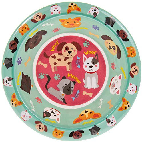 Lesser & Pavey LP44394A Cats & Dogs Bowl, Melamine