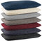 BaSaTex Plüsch Kissenbezug im Doppelpack | Cashmere Touch Seitenschläfer Kopfkissenbezug | Fleece Stillkissen | 100% Mikrofaser | 2X 40x145 cm | Anthrazit