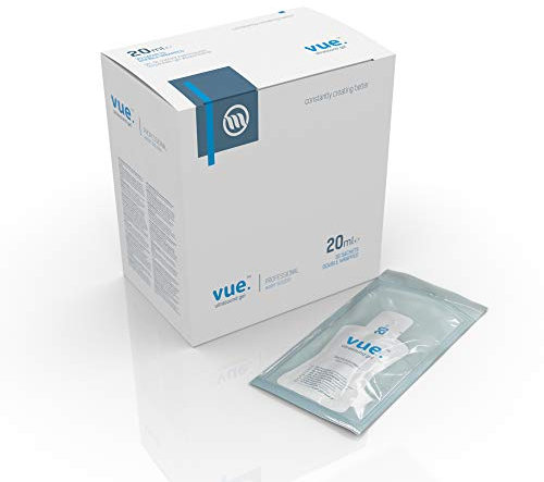Vue Ultrasound Gel (20ml x30) - Sterile Double Wrapped Sachets Clear Conductive Transmission Gel for Ultrasound Monitors and Doppler Machine (20ml Double Wrapped Sachets - x30)