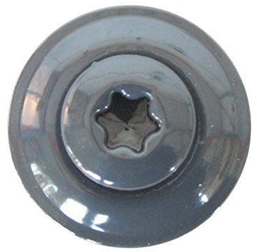 HAUS & DACH Lot de 100 vis étanches en acier inoxydable A2 Gris anthracite RAL 7016 4,5 x 80 mm