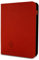 Card Guardian - Classeur de qualité supérieure à 9 poches avec fermeture éclair pour 360 cartes – Poches latérales pour jeux de cartes à collectionner TCG (Rouge)