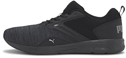 PUMA Unisex NRGY Comet Laufschuh, Black ultra grau dark shadow, 37.5 EU