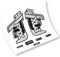 Aufkleber auf Vinyl Fox 32 Fox 32 Rhythm 2021 (LS - Silver)