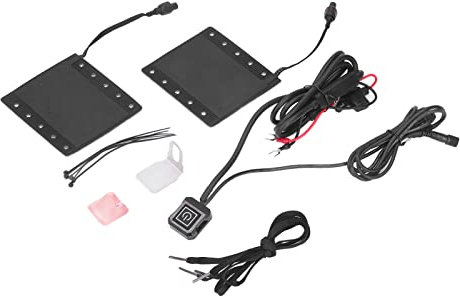Yctze 12V Heizgriff Pads für Motorrad, Wasserdicht mit 5 Gang Temperaturregelung - Heizhand Pad, IP67 Wasserdicht Heizgriffs W?rmer Pad