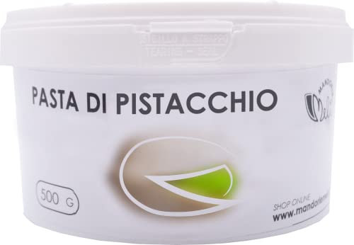 Pasta Siciliana per Preparazione di Dolci, Gelati e Granite - Senza Glutine (Pistacchio)
