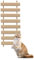 AGRICUE Katzenklettergerüst, Brücke, Katzenleiter, Sisalseil, Katzenbaum, Turm, Verwendung für Käfig, Haustiermöbel, Spielzeug (Holz, 50,8 cm, 1)