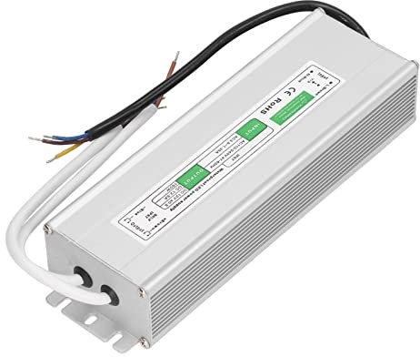 LED-Leistungstransformator IP67 Wasserdicht AC 110V-240V Eingang 150W Ausgang, LED-Treiber für LED-Lichterkette, LED-Schild, Schranklampe (12V-150W)