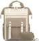 LOVEVOOK Sac a Dos Femme Grand pour Ordinateur Portable 17 pouces avec Étui pour Câble de Données, Impermeable Sacs ados PC,Ordi Feminin Elegant pour Voyage College Travail Beige
