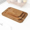 KitchenEdge Lot de 3 planches à découper en bois d'acacia de qualité supérieure, rainure pour jus et pieds antidérapants, plateaux en bois épais pour fromage, légumes, viande, fruits, construction