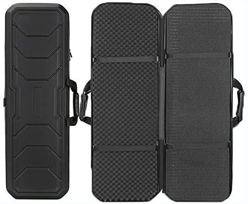 95CM Waffenkoffer Für Langwaffen, Taktischer Hart Lang Waffentasche Mit Futter Aus Eierbaumwolle Wasserdicht Druckbeständig Schutz Gewehr-Hartschalenkoffer Jagd Schießen