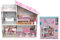 ODS - Trendy Teens, Casa delle Bambole in Legno, Casa Giocattolo a 2 Livelli con Accessori e Fashion Doll Bambolina Inclusa, 48 x 48 x 23,8 cm, Età Consigliata +3 Anni