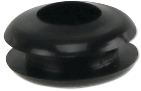 KSS Kabeldurchführungstülle PVC weich, schwarz, Plattenstärke 1,7, Loch-Ø 5, geschlossen, 1 Stück