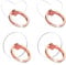 Ehuixinsheng 4 Pieces Transparent Cell Phone Ring Holder,360 Degree Rotation Finger Ring Kickstand Circular an Heart With Diamond Phone Ring Support Holder for all Smart Phones and Phone Cases