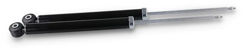 BESTPRICE 2x Gasdruck Stoßdämpfer hinten Kompatibel mit FORD FIESTA Mk6 (CB1, CCN), FIESTA Mk6 Van, MAZDA 2 (DE_, DH_)