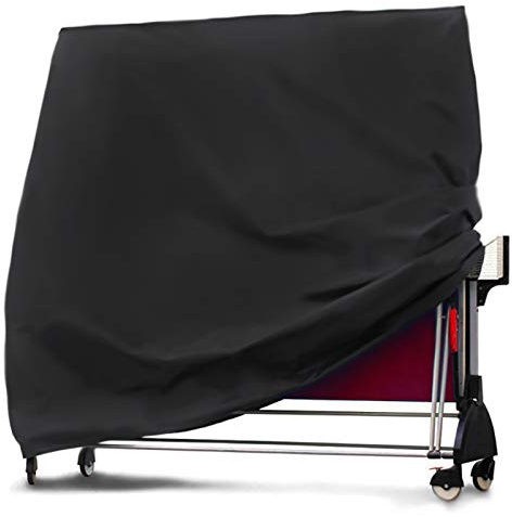 Tischtennisplatte Abdeckung, Tischtennis Schutzhülle Wasserdichte, Oxford Polyester Abdeckung für Tischtennisplatte, Outdoor Pingpong Schutzhülle, Wasserdicht UV Beständig Hülle, 165x40x145cm