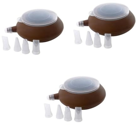 Alipis 3 Pz Sac À Poche In Silicone Sac À Poche Per Glassa Cupcake Formine Per Biscotti Strumenti Per Glassare Dessert Kit Per Decorare Biscotti Sac À Poche Usa E Getta Sac À Poche