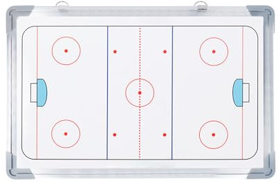 ForceRoute Klappbare Magnets Taktiktafel,Premium Magnetisch Taktikmappe,Klappbar Taktiktafel,Einfach Zu Bedienen Tragen,Taktikbrett FüR Eishockey,FüR FußBalltaktik,Aufstellungen,SpielzüGe Und üBungen
