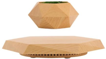 Schwimmender Blumentopf, schwebender Blumentopf, magnetischer Schwebe-Blumentopf für Luftpflanzen, magnetisch drehbarer Bonsai-Übertopf, einzigartiger schwimmender Übertopf für Zuhause, Büro