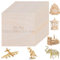 ZOFUN 20 Pcs Plywood Sheets 2.5 mm, Unfinished Plywood Sheets 300 x 300 mm, Wooden Veneer Plywood Sheets Cut to Size, Craft Sheetsfor Modeling Crafts Painting Engraving