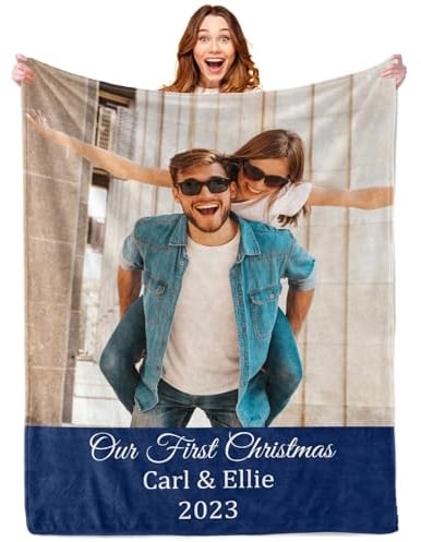 Generisch Personalisierte Decke Mit Foto– Fotodecke – Premiumqualität Flanell – Unschlagbar Weich Und Gemütlich Fotodecke Mit Eigenem Name (130cm*50cm)