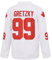 Herren Eishockey-Trikot 1991 Team Kanada Coupe Cup Shirts, #99 Gretzky White, 3X-Groß