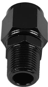 Hembra a Hombre Adaptador Adaptador Conector Conector Macho AN4-1/4NPT Negro
