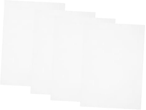 5 Stück Schmierblätter für Aktenvernichter Weiß, aus Papier