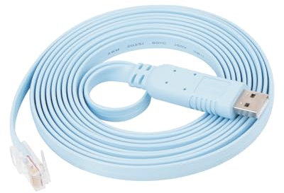 RIIEYOCA Cavo Console da RJ45 a USB, Cavo Console USB per Interruttori, Router, Firewall, Server con Interfaccia Console RJ45, ecc. (3 metri /9,8FT)