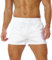 AIMPACT Sporthose Herren Kurz 3 Inch Mesh Basketball Shorts Herren Atmungsaktive Jogginghose Kurz Tennishose mit Taschen (Weiß-XL)