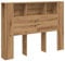 vidaXL Kopfteil, Bettkopfteil mit Stauraum, Schlafzimmer Kopfteil-Regal Wand-Kopfteil, Betthaupt, Artisan-Eiche 140x18,5x102,5cm Holzwerkstoff