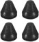 M METERXITY 4er-Pack Gummiringe für Verkabelung 40mm Flexible Bohrloch-Gummiringe Kabeldurchführung Firewall-Lochstopfen für Kabel/Drahtschutz [Schwarz, Turmförmig]