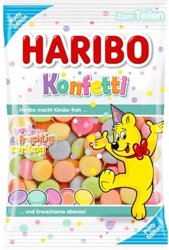 3 er Pack Haribo Konfetti 3 x 160g Fruchtgummi