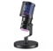 Tisco Gaming Micrófono dinámico, USB de Condensador con Cancelación de Ruido, Luz RGB, Silencio Táctil, Soporte Antigolpes, Filtro Antipop, para PC/Mac/PS5/PS4, Streaming/Grabación/Podcast