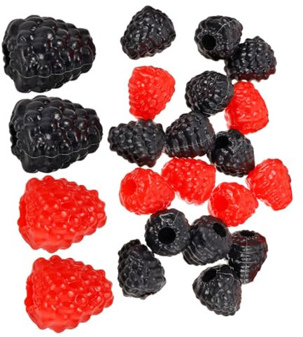 GETAJGHSD 30stücke Simulierte Himbeeren Aus Requisiten Für Fotografie Künstliches Dekoration Für Schreibtisch Fenster Und Veranstaltungsorte
