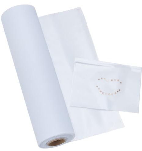 WEBEEDY 5 m x 24 cm Strass-Bögen zum Aufbügeln für Wärmepresse, Hotfix-Strass-Transferfolie, Papier, Wärmeübertragung, Strassband für Kleidung, Stoff, Hemd, Hut, Kleid, Dekoration