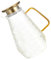 KICHOUSE Bottiglia D'acqua Fredda Brocca Ghiaccio Caraffa Congelatore Bollitore Per Bevande Domestico Bollitore Di Pentola Per Acqua Alto Borosilicato Trasparente