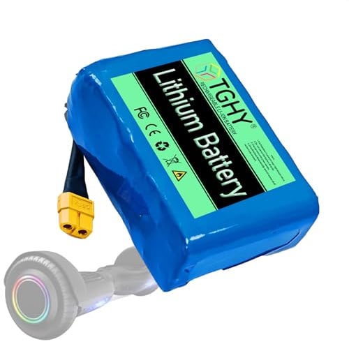 TGHY 36V 2000mAh Lithium-Hoverboard-Akku (Ersatz) / 36V 2Ah Motorroller-Akku mit XT60 für 72W Skateboards Balanced Vehicle Motor Kit