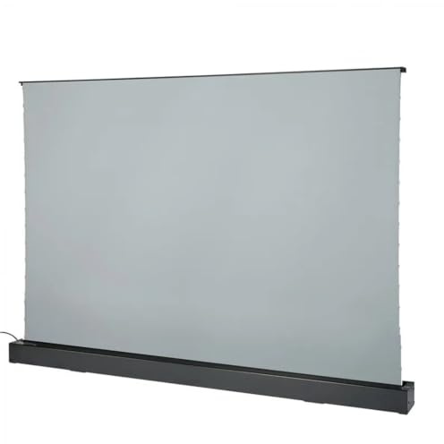 Projection Screens 8K Black Ambient Light Rejecting Tension Floor Rising Projector Screen(120 inch)