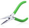 SPEEDWOX Mini Long Nose Pliers 5-1/2 Inches Chain Nose Pliers with Wire Cutter Long Needle Nose Side Cutters Serrated Jaw Precision Jewelry Making Tool for Handcraft Hobby DIY Jewelry Work