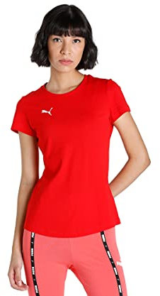PUMA Damen T-shirt, Puma Red, S